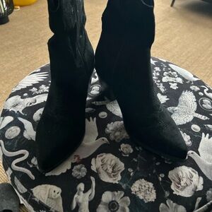 Boots Chic Black Heeled Boots
